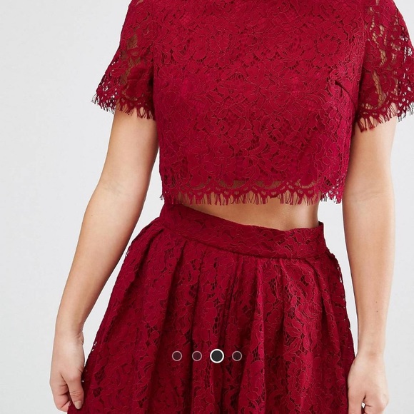 True Decadence brand (ASOS) Petite Lace Skater - Picture 5 of 6